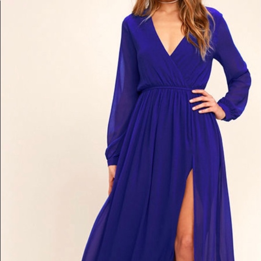NWT Cobalt Blue Gown